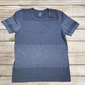 Salomon Women Green Technical Short Sleeve Tee